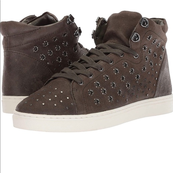 BESTINDA HIGH-TOP SNEAKER size 7.5 Dark Grey - Picture 1 of 10